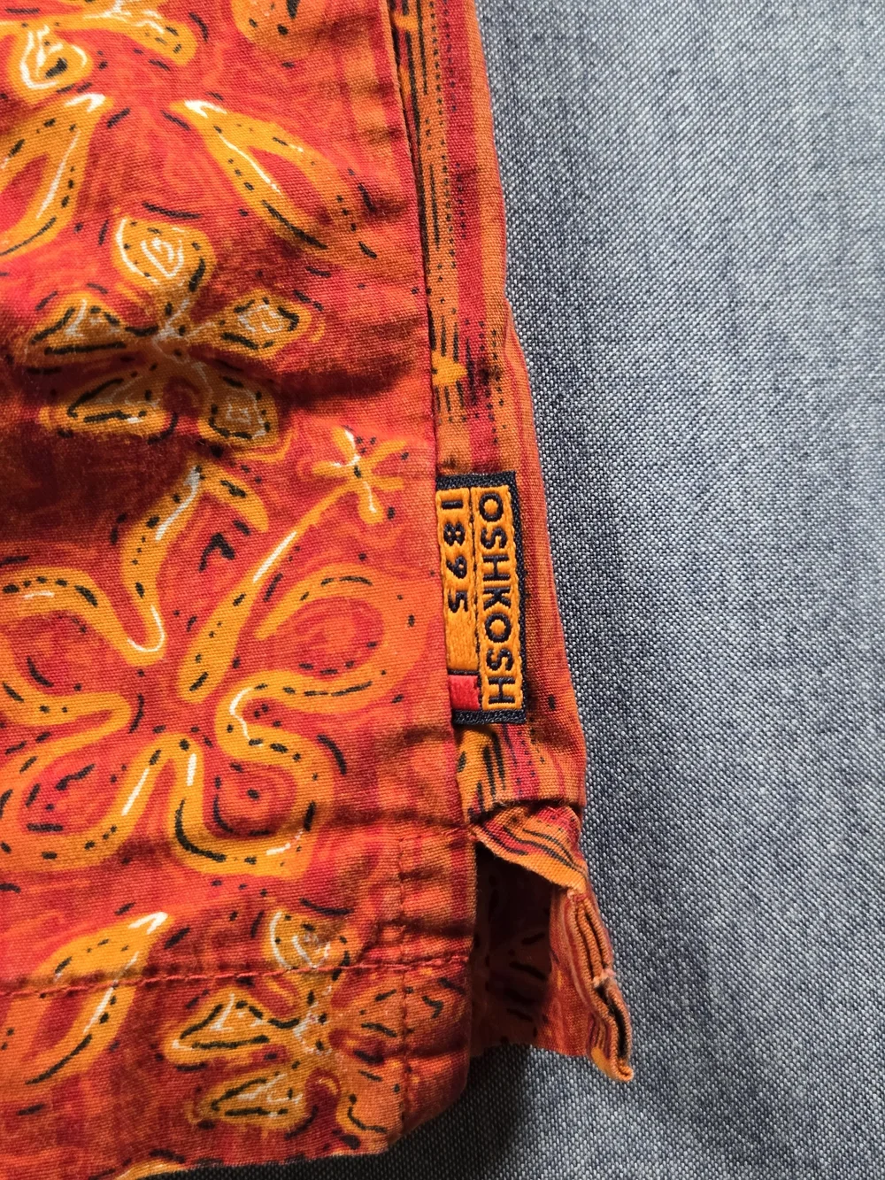 OshKosh B'gosh Red & Orange Floral Button-Down Shirt